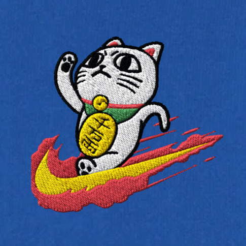 Turbo Kitty Embroidered Sweater