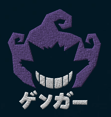 Ghostly Gengā Embroidered Shirt