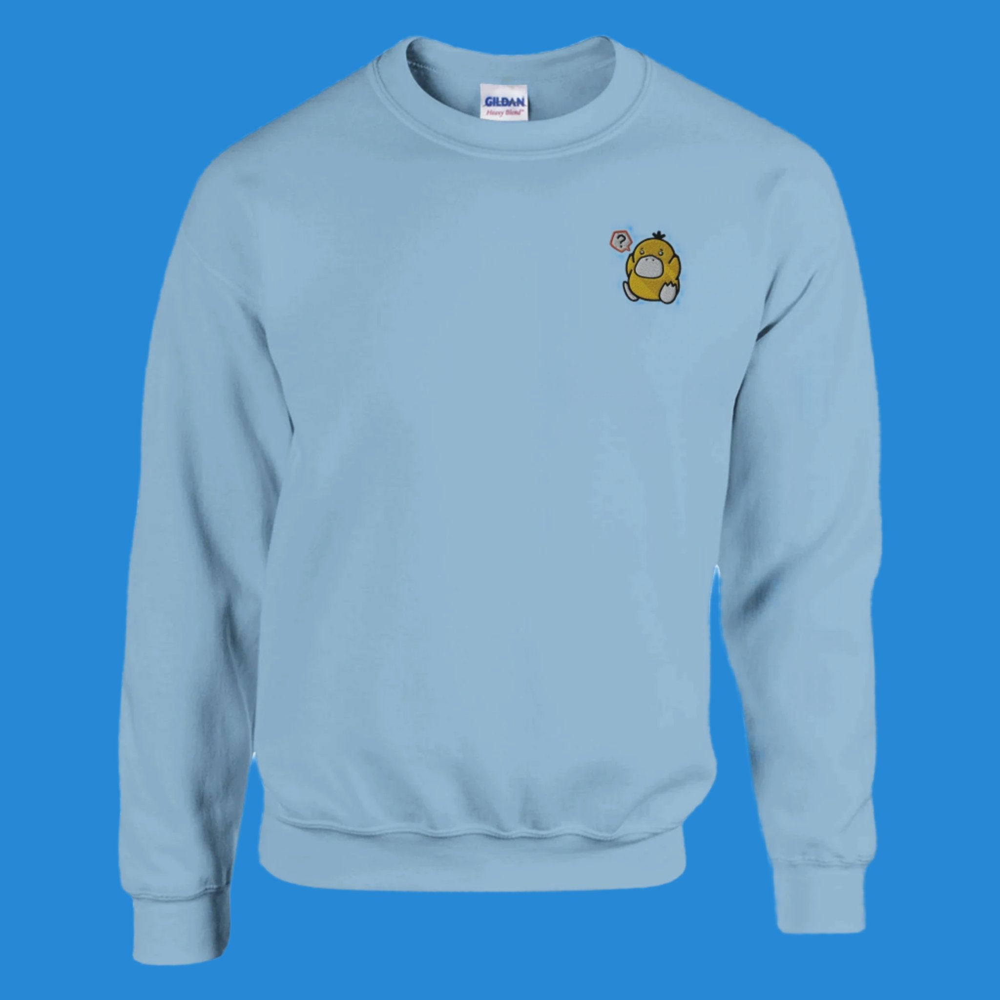 [GRAVER]★DUCK FACE EMBROIDERY SMILE SWEATSHIRT Duck Face Smile Sweatshirt - GRAVER | 60% - Asian Fashion