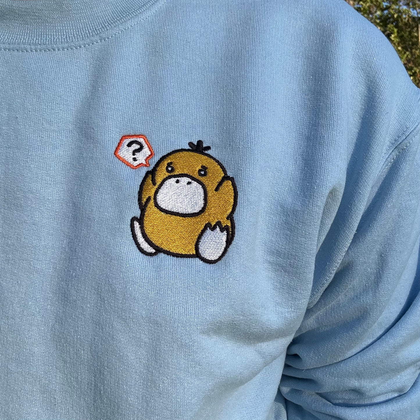 Crazy Duck Embroidered Sweater